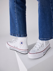 Белый - Высокие кроссовки для подростков Converse Eva Lift - Изображение 1 из 9