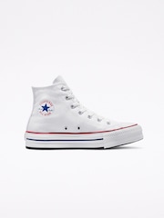 Белый - Высокие кроссовки для подростков Converse Eva Lift - Изображение 4 из 9