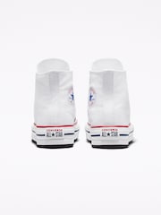 Белый - Высокие кроссовки для подростков Converse Eva Lift - Изображение 7 из 9