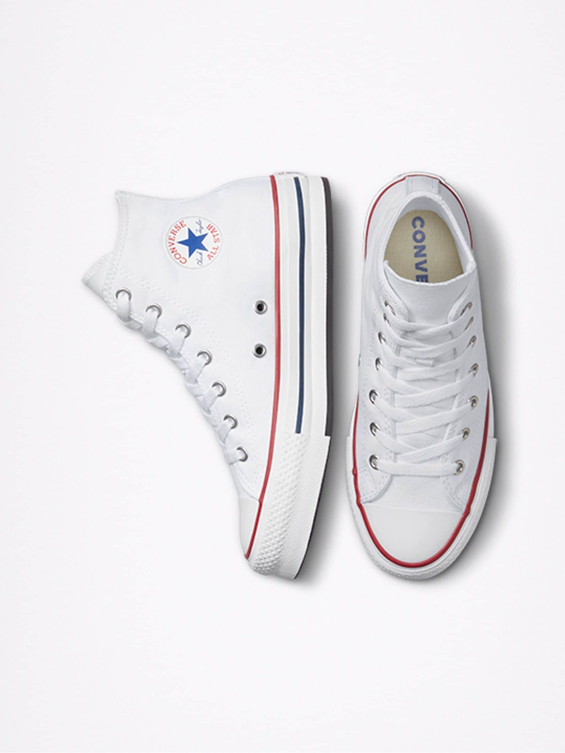 Youth white converse discount