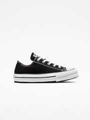 Converse Black EVA Lift Chuck Ox Youth Trainers - Image 1 of 6