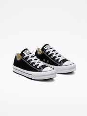 Converse Black EVA Lift Chuck Ox Youth Trainers - Image 3 of 6