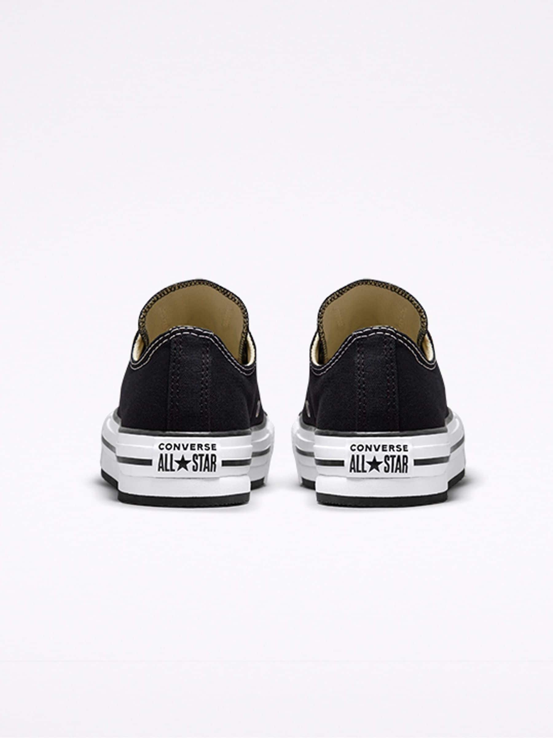 Converse Black EVA Lift Chuck Ox Youth Trainers