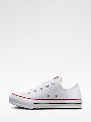 Converse White EVA Lift Chuck Ox Youth Trainers - Image 2 of 8