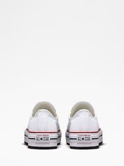Converse White EVA Lift Chuck Ox Youth Trainers - Image 4 of 8