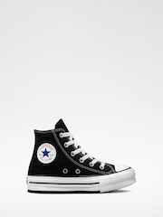 Converse Black Eva Lift High Top Junior Trainers - Image 5 of 9