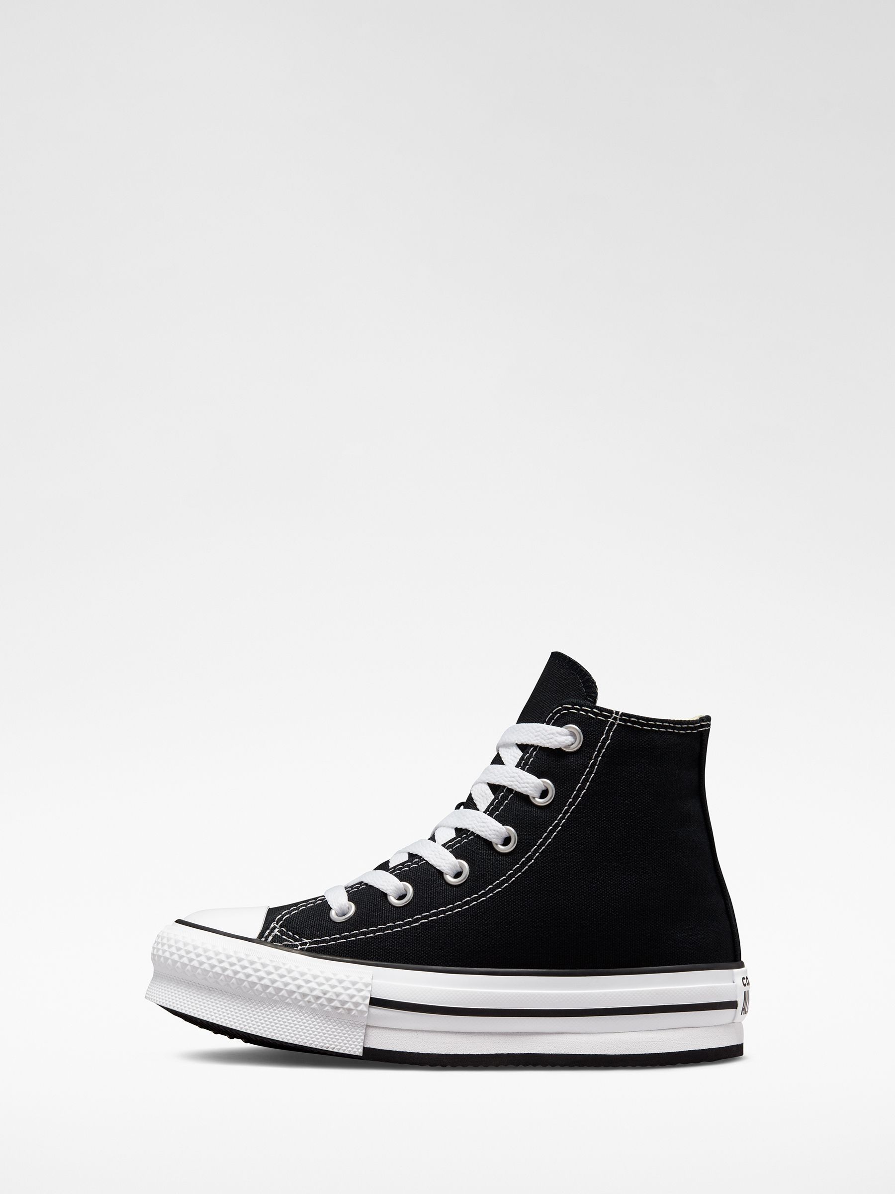 Buy Converse Black Eva Lift High Top Junior Trainers from Next Luxembourg