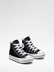 Converse Black Eva Lift High Top Junior Trainers - Image 7 of 9