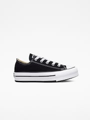 Converse Black Eva Lift Chuck Ox Junior Trainers - Image 1 of 6