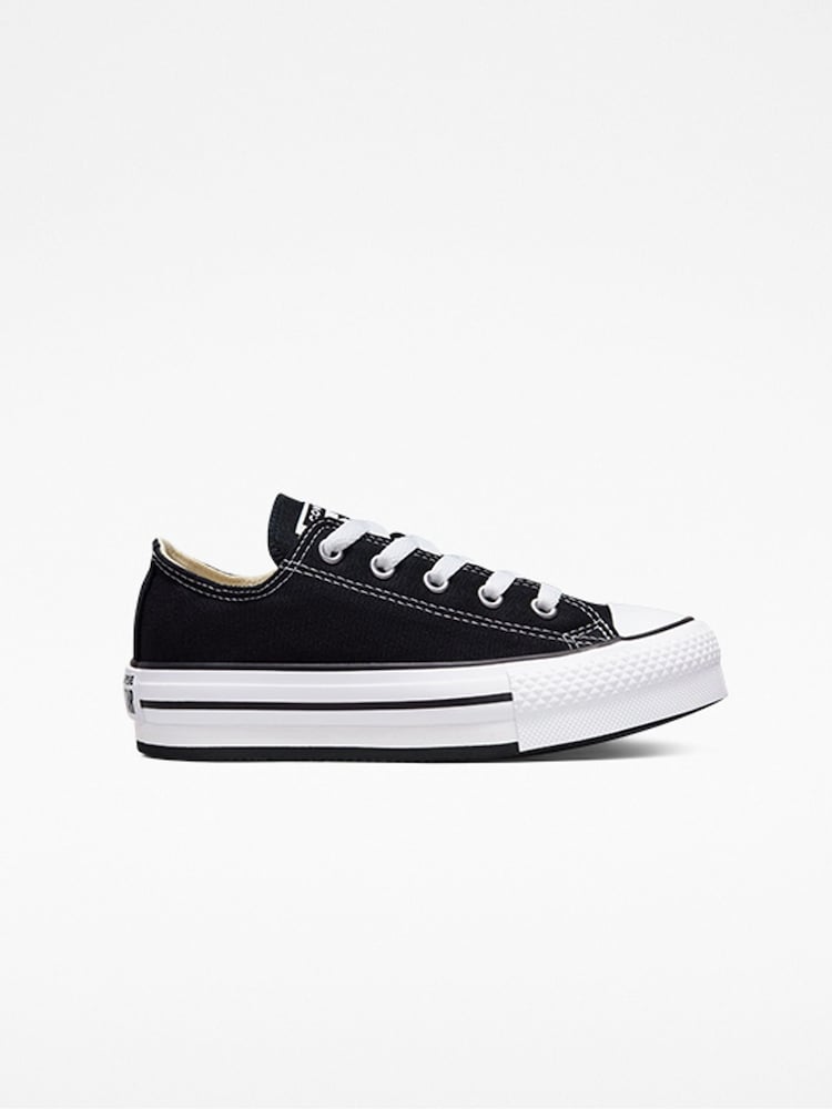 Converse Black Eva Lift Chuck Ox Junior Trainers - Image 1 of 6