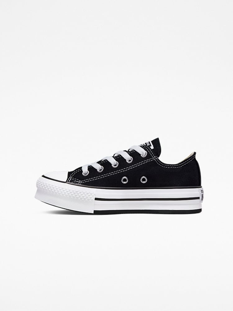 Converse Black Eva Lift Chuck Ox Junior Trainers - Image 2 of 6