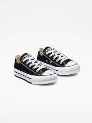 Converse Black Eva Lift Chuck Ox Junior Trainers - Image 3 of 6