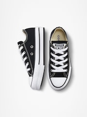 Converse Black Eva Lift Chuck Ox Junior Trainers - Image 5 of 6