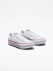Converse White Eva Lift Chuck Ox Junior Trainers - Image 4 of 6