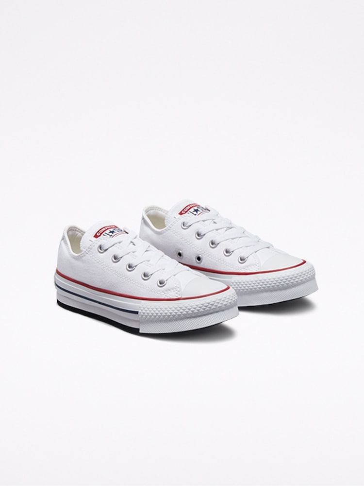 Wit - Converse Eva Lift Chuck Ox sneakers voor jongeren - Image 4 of 6