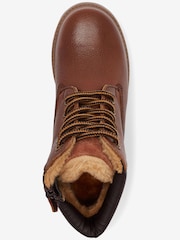 Hellbraun - Thinsulate Warm gefütterte Arbeitsstiefel aus Leder - Bild 3 von 5