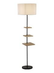 Searchlight Natural Shelli Shelf Floor Lamp - Image 3 of 4