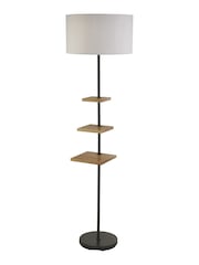 Searchlight Natural Shelli Shelf Floor Lamp - Image 4 of 4