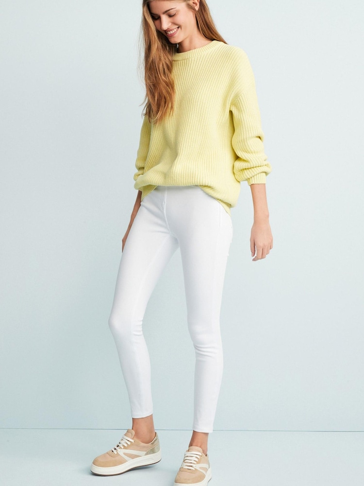 White Jersey Denim Leggings - Image 1 of 6