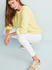 White Jersey Denim Leggings - Image 2 of 6