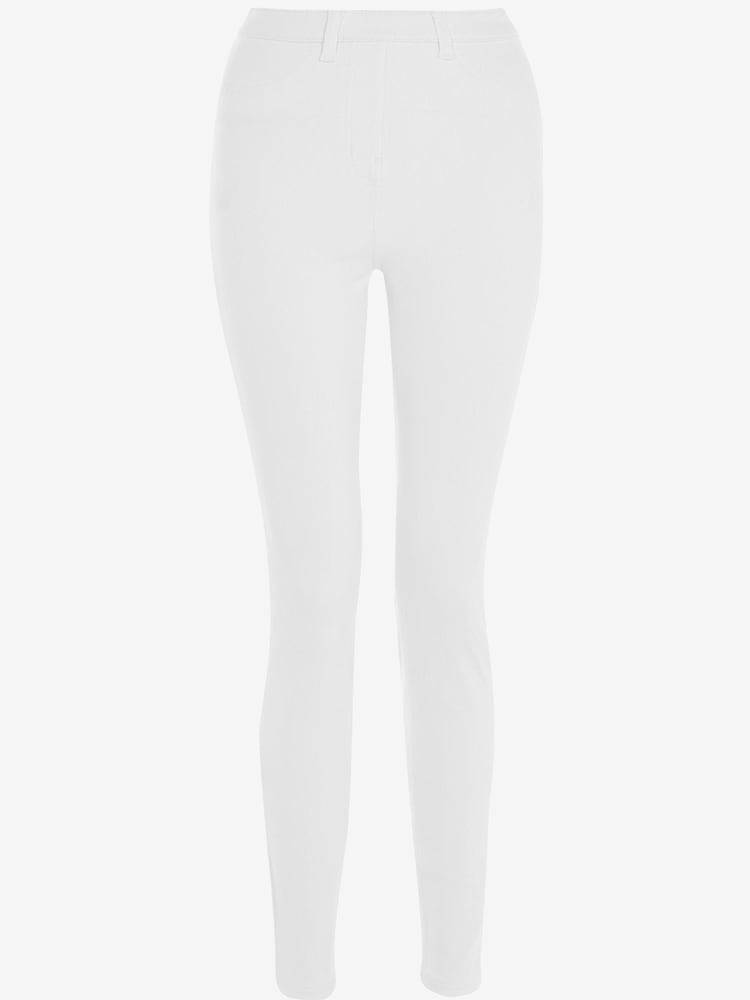 White Jersey Denim Leggings - Image 6 of 6