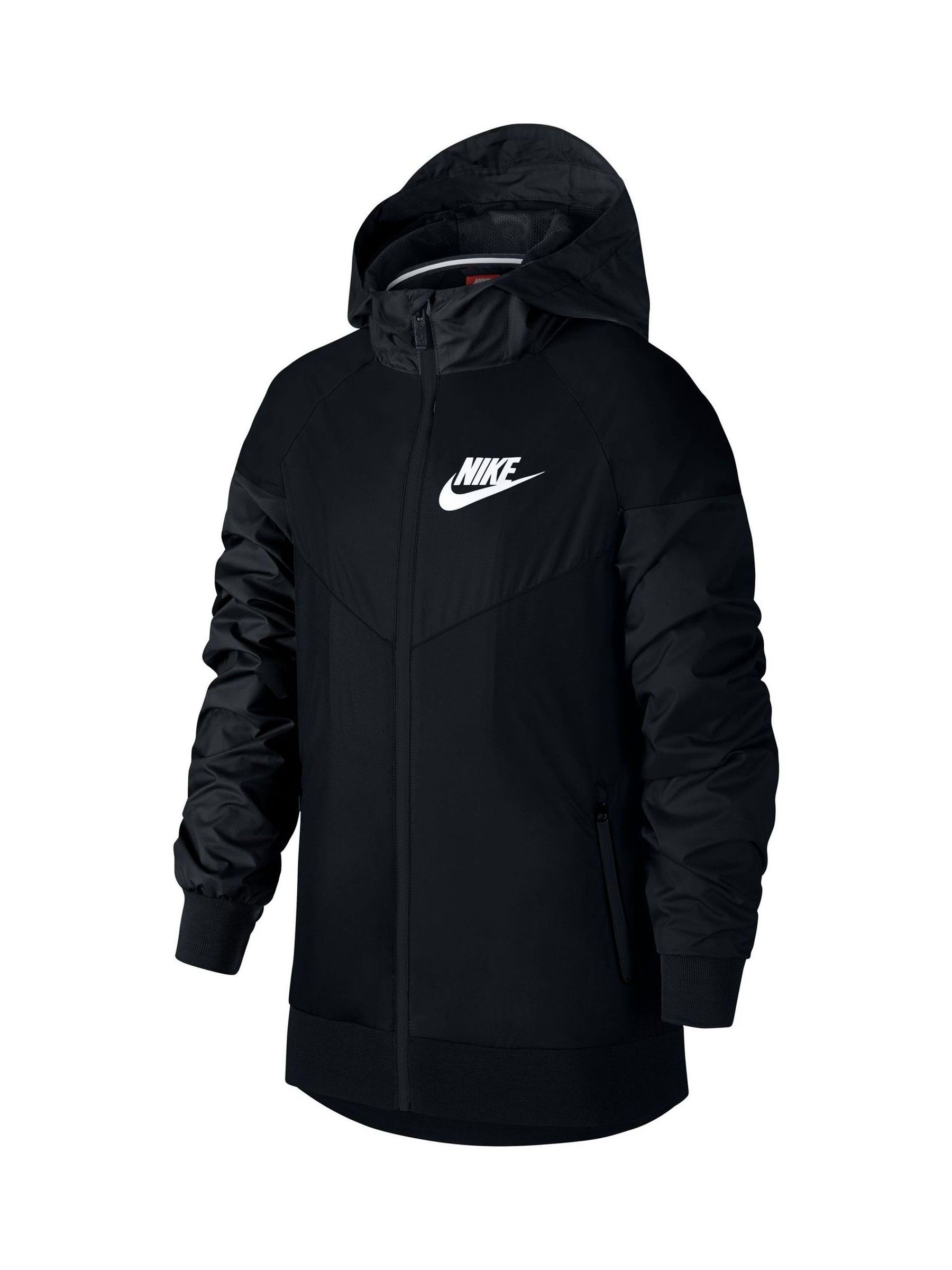 Nike windrunner jacket all black store