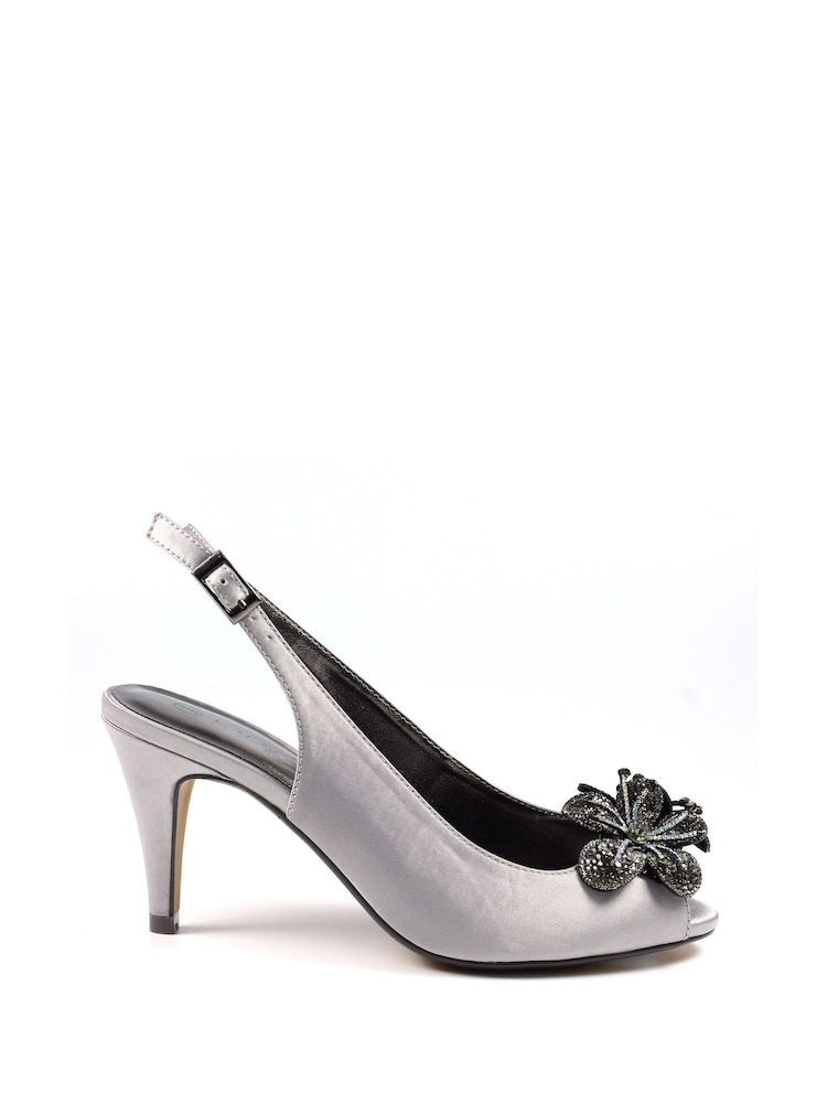 Lunar Ankara Peep Toe Slingback Sandals - Image 1 of 6 Lunar Ankara Peep Toe Slingback Sandals - Image 1 of 6