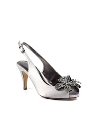 Lunar Ankara Peep Toe Slingback Sandals - Image 2 of 6