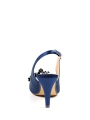 Lunar Ankara Peep Toe Slingback Sandals - Image 4 of 6