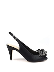 Lunar Ankara Peep Toe Slingback Sandals - Image 2 of 7