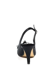 Lunar Ankara Peep Toe Slingback Sandals - Image 3 of 7