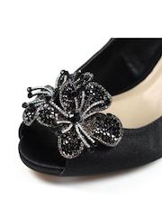 Lunar Ankara Peep Toe Slingback Sandals - Image 4 of 7