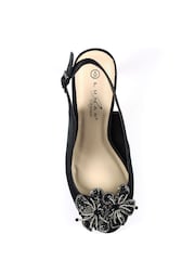 Lunar Ankara Peep Toe Slingback Sandals - Image 5 of 7