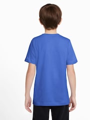 Nike Blue Futura Icon T-Shirt - Image 2 of 4