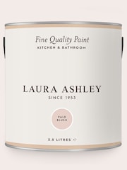 Laura Ashley Pale Blush Pink 2.5 Litre Kitchen And Bathroom Paint - Image 3 of 4