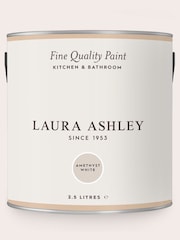 Laura Ashley Amethyst Purple White 2.5 Litre Kitchen And Bathroom Paint - Image 3 of 4