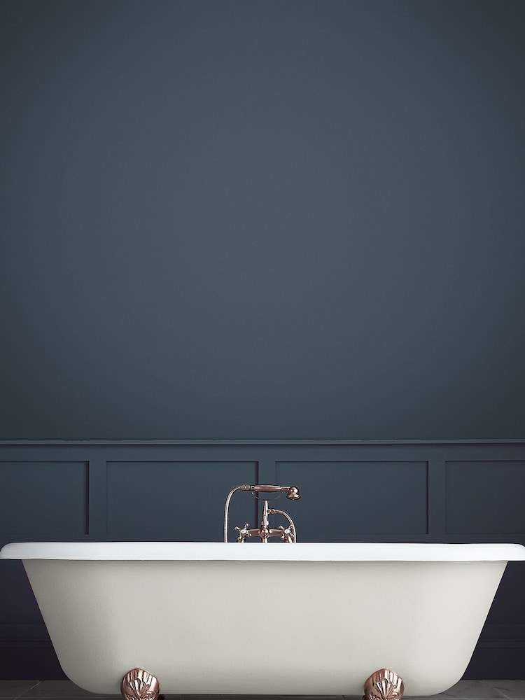 Laura Ashley Dusky Seaspray Blue 2.5 Litre Kitchen And Bathroom Paint - Image 1 of 4