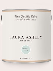 Laura Ashley Seaspray Blue White 2.5 Litre Kitchen And Bathroom Paint - Image 3 of 4