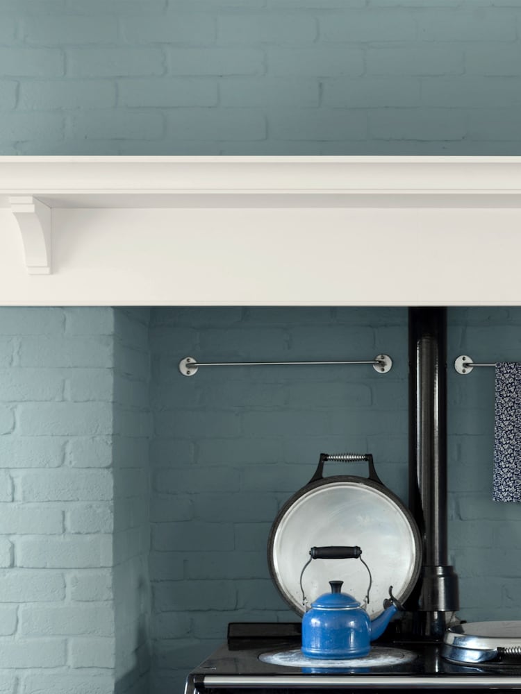 Laura Ashley Dark Duck Egg Blue 2.5 Litre Kitchen And Bathroom Paint - Image 1 of 4