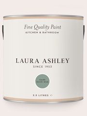 Laura Ashley Dark Duck Egg Blue 2.5 Litre Kitchen And Bathroom Paint - Image 3 of 4