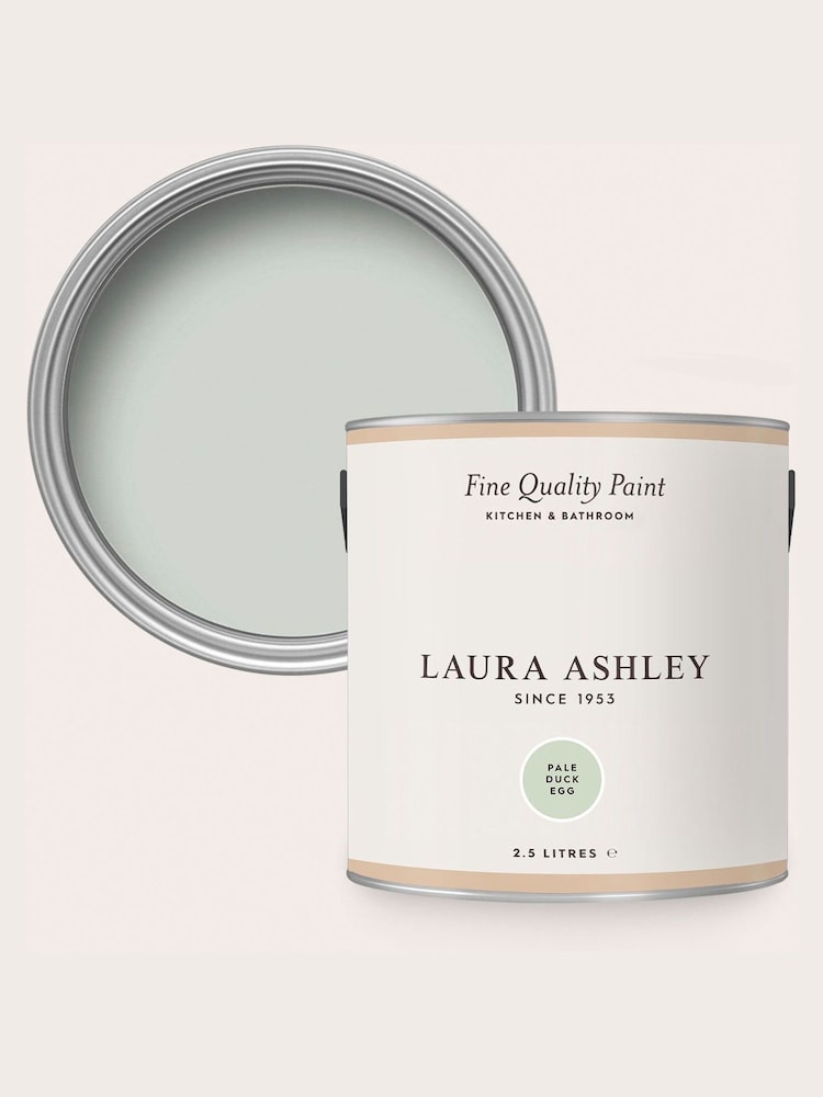 Laura Ashley Pale Duck Egg 2.5 Litre Kitchen And Bathroom Paint - Image 4 of 4