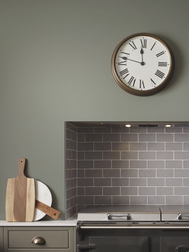 Laura Ashley Grey Green 2.5 Litre Kitchen And Bathroom Paint - Image 1 of 4