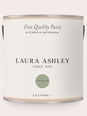 Laura Ashley Pistachio Green 2.5 Litre Kitchen And Bathroom Paint - Image 3 of 4