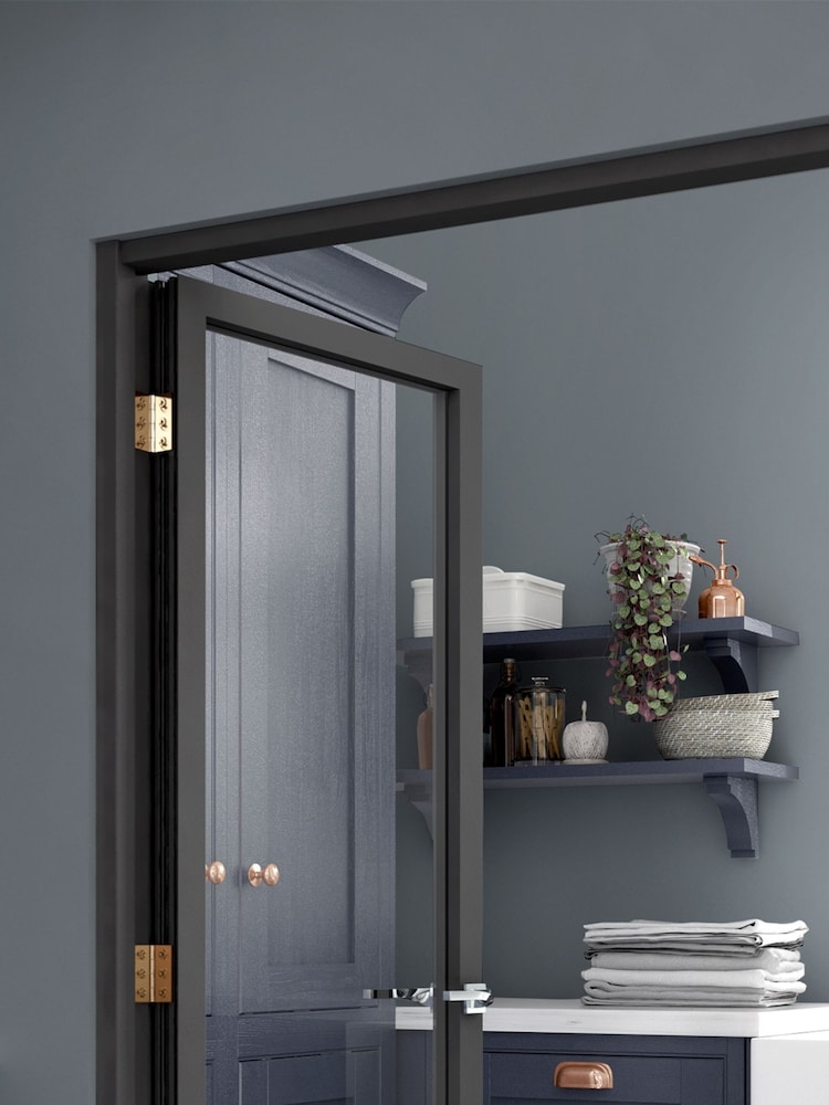 Laura Ashley Dark Slate Grey 2.5 Litre Kitchen And Bathroom Paint - Image 1 of 4