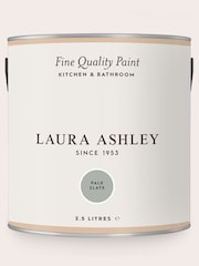 Laura Ashley Pale Slate 2.5 Litre Kitchen And Bathroom Paint - Image 3 of 4