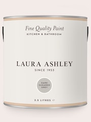 Laura Ashley Dark Sugared Grey 2.5 Litre Kitchen And Bathroom Paint - Image 3 of 4