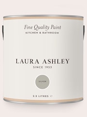 Laura Ashley Silver 2.5 Litre Kitchen And Bathroom Paint - Image 3 of 4