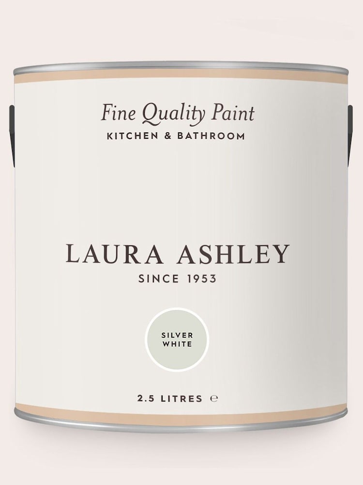 Laura Ashley Silver White Kitchen And Bathroom Paint - Image 2 of 4