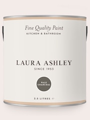 Laura Ashley Pale Charcoal Grey 2.5 Litre Kitchen And Bathroom Paint - Image 3 of 4
