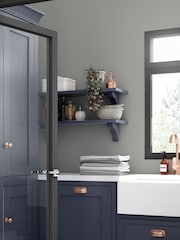 Laura Ashley Steel Grey 2.5 Litre Kitchen And Bathroom Paint - Image 1 of 4